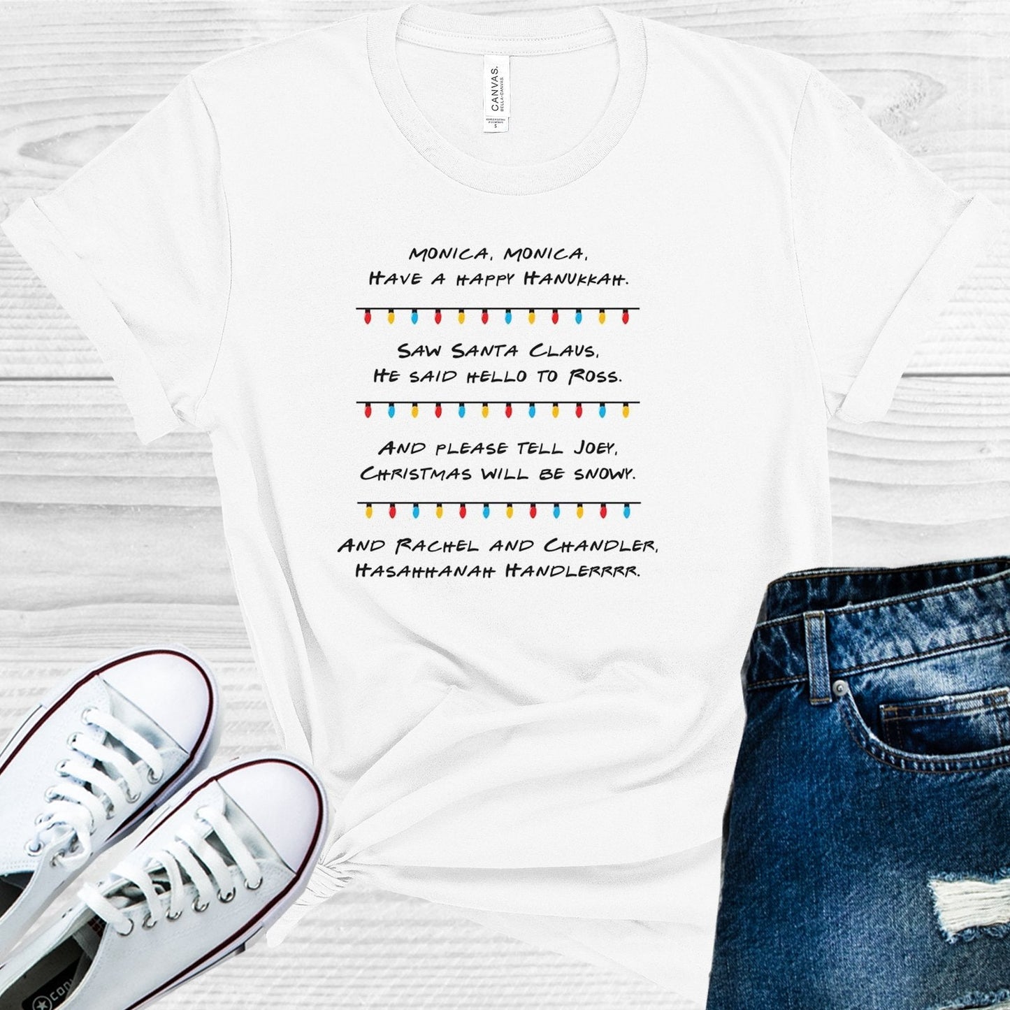 Friends Christmas Song Graphic Tee