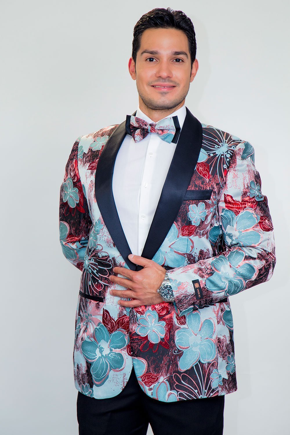 "Monte Carlo" Tuxedo Jacket Shawl-1