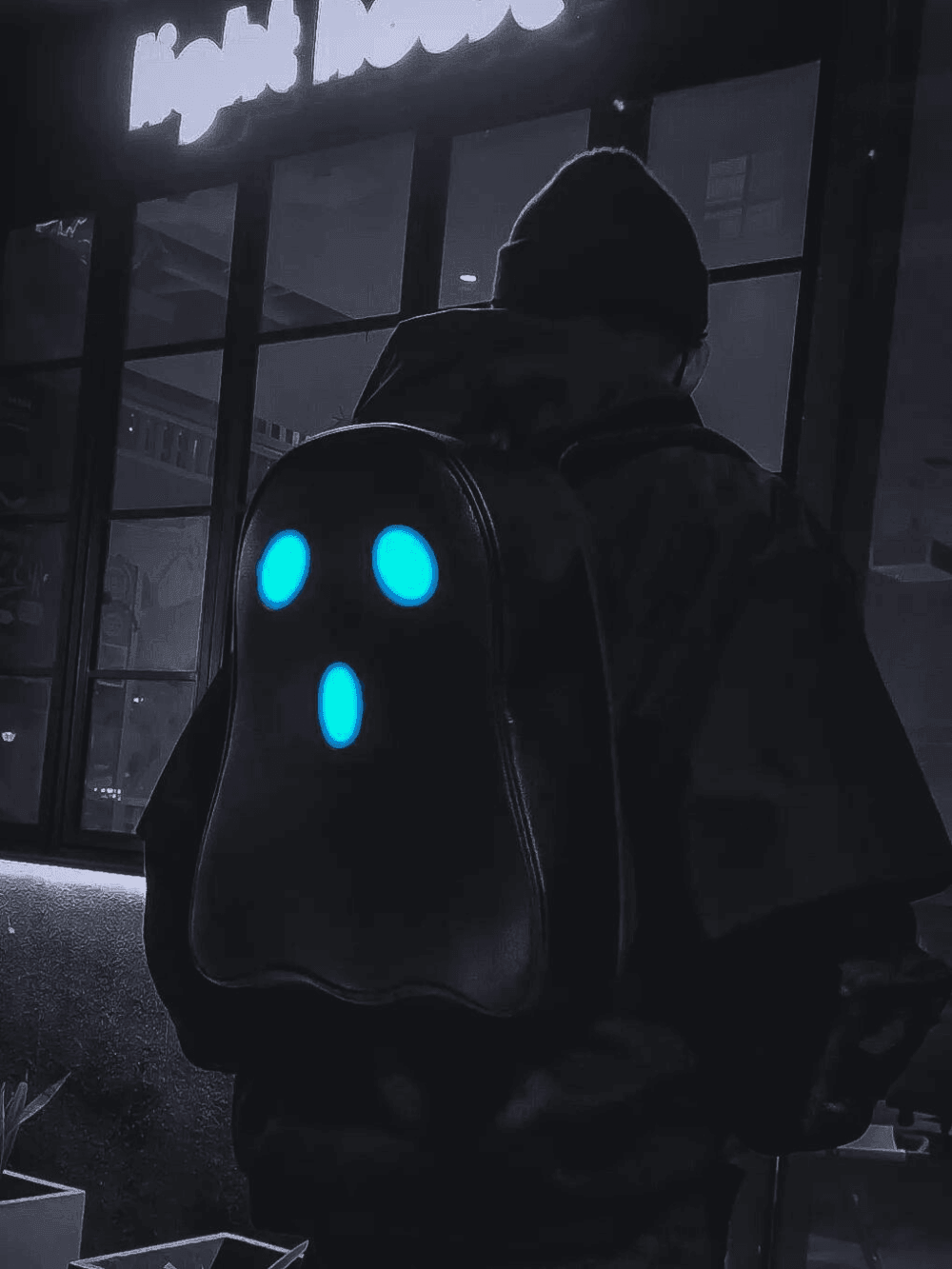 Moon Darkside™ Ghost Motorcycle Backpack/Helmet Bag