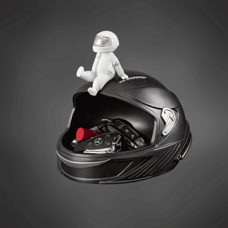 Moto Rider Themed Key Storage Decor