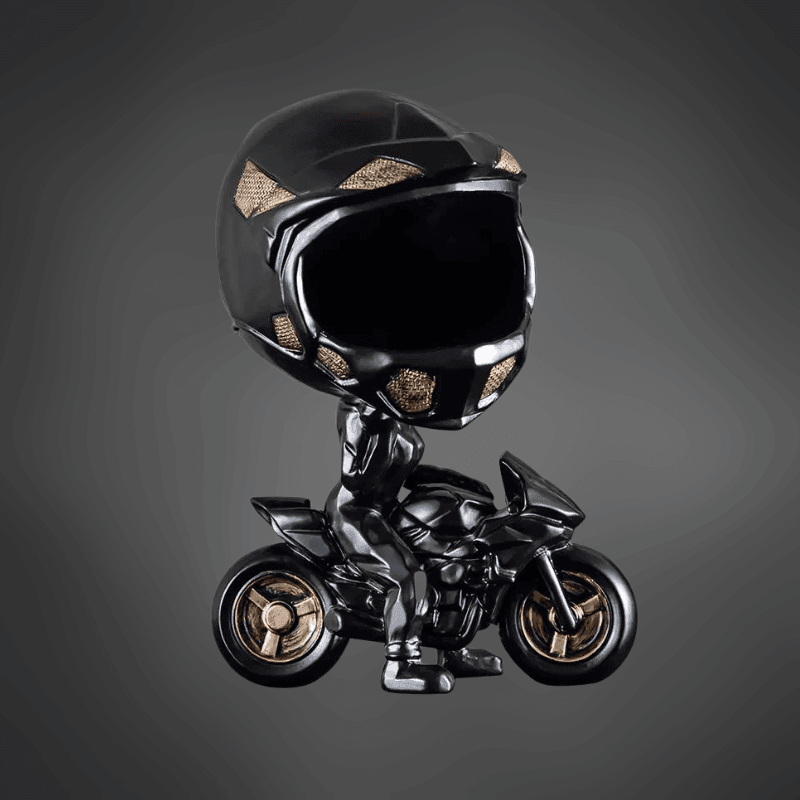 Moto Rider Themed Key Storage Decor