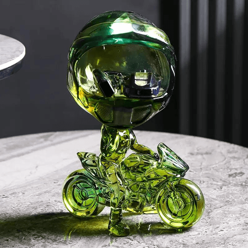 Moto Rider Themed Key Storage Decor