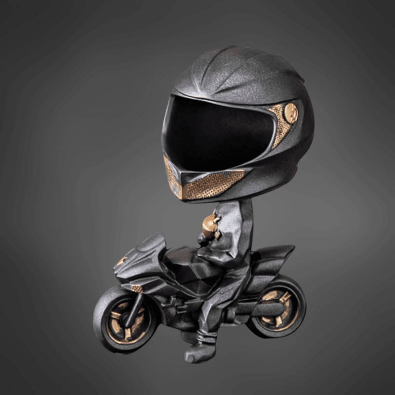 Moto Rider Themed Key Storage Decor