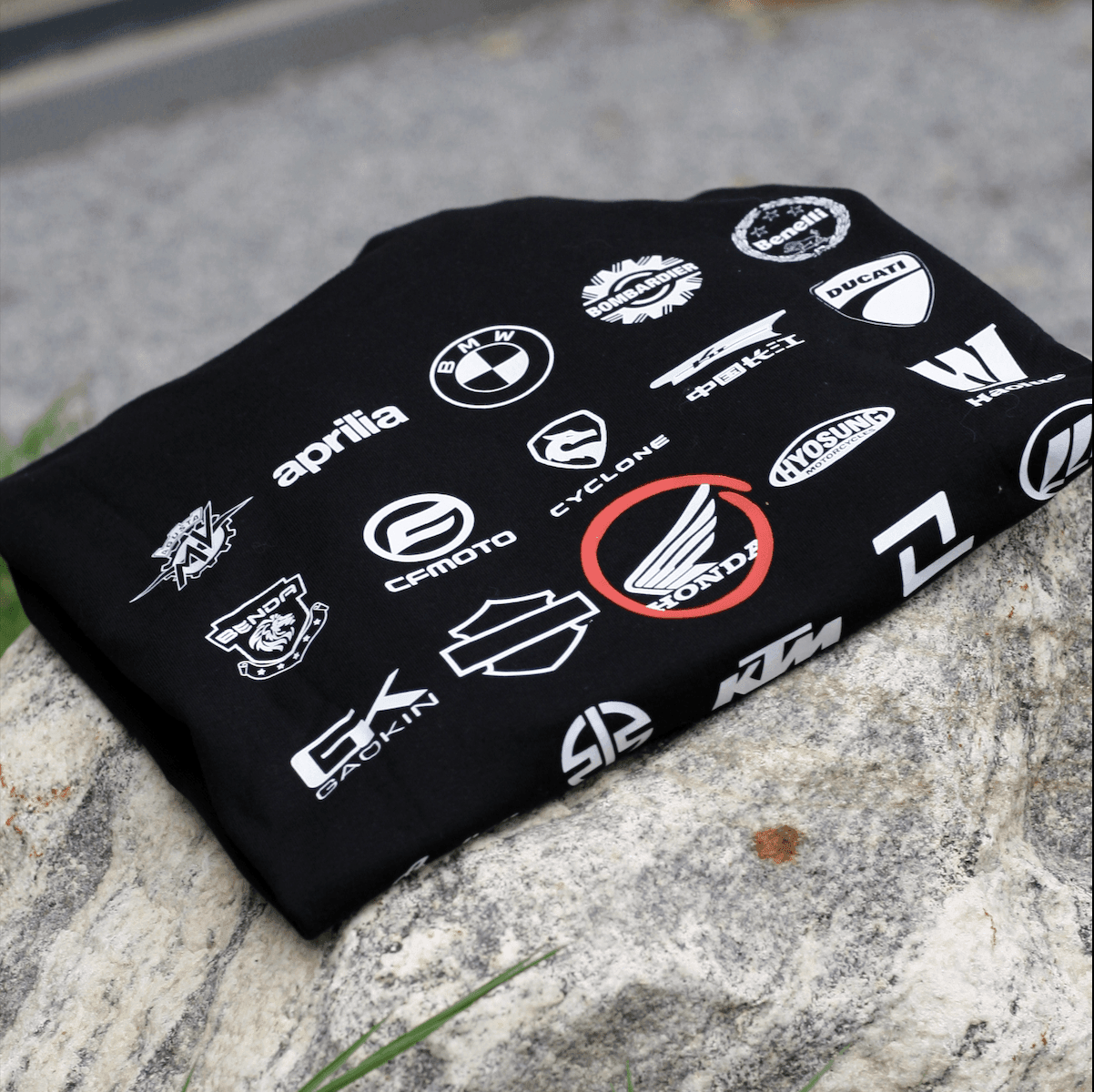MotoPanthe™ Customizable Motorcycle Brand Logo T-shirt