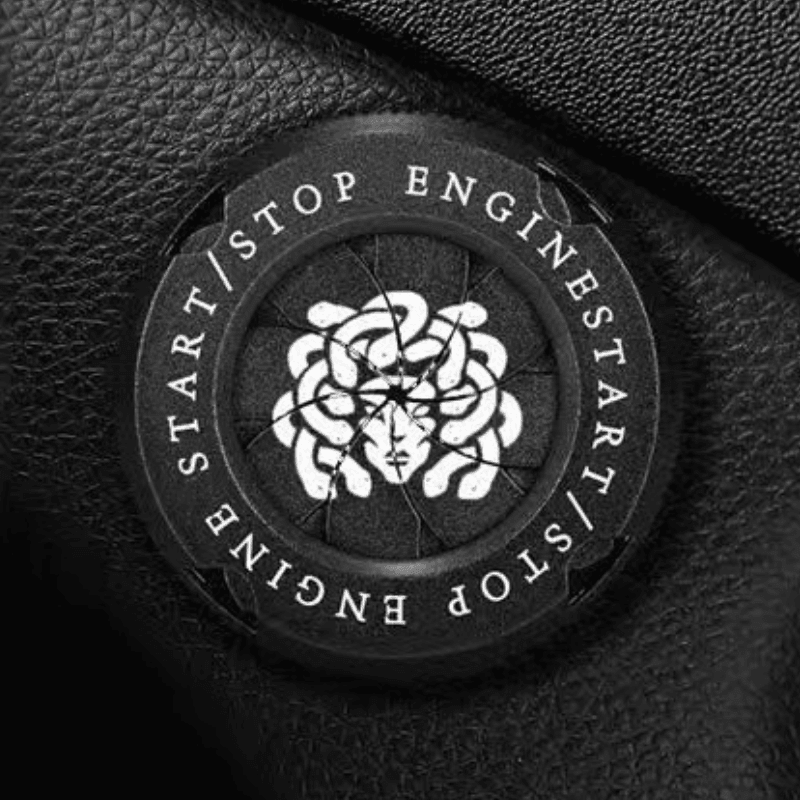Motorcycle Igniter Cover- Central Logo Customizable
