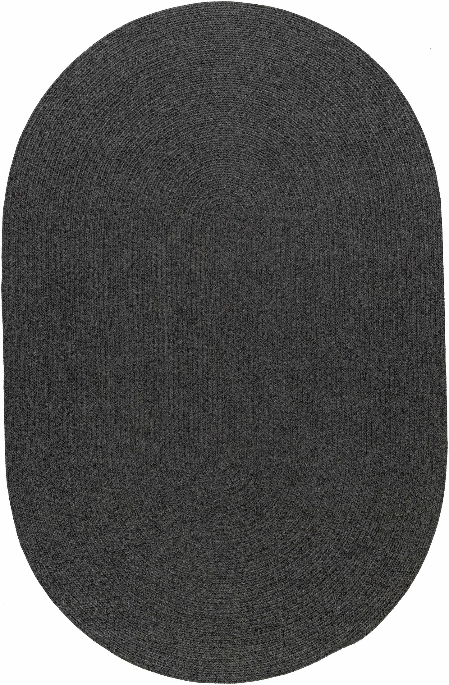 Black Braided Faux Jute Rug-6