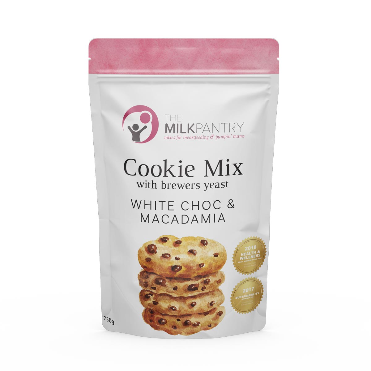 BUY1GET1FREE Cookie Mix Value Pack – White Choc & Mac 750g 🍪🤍🌰-0