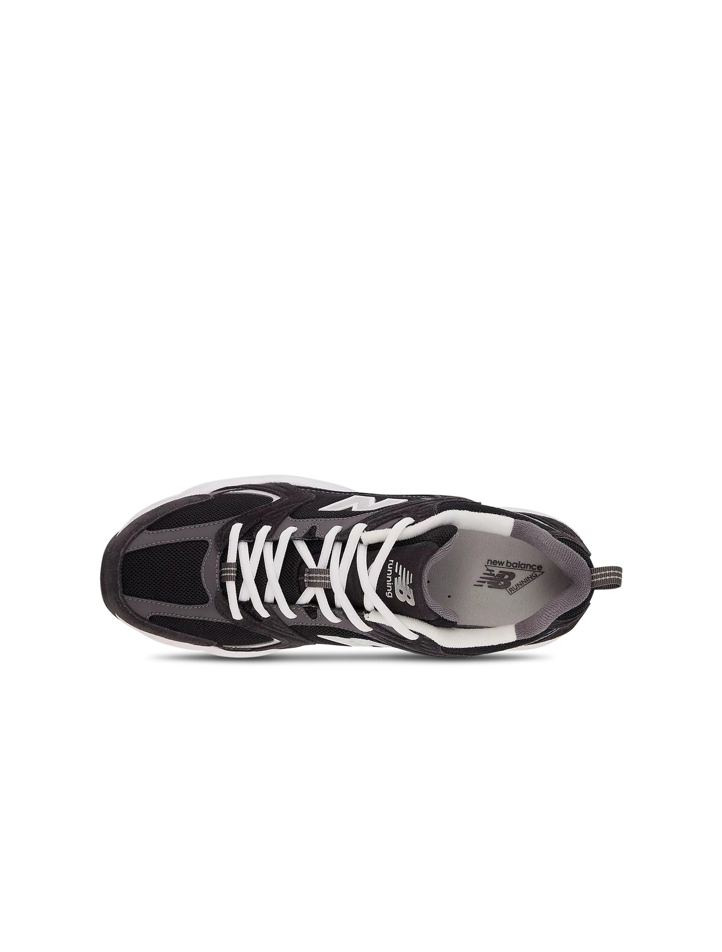 New Balance Mens 530 Running Shoes - Black/White