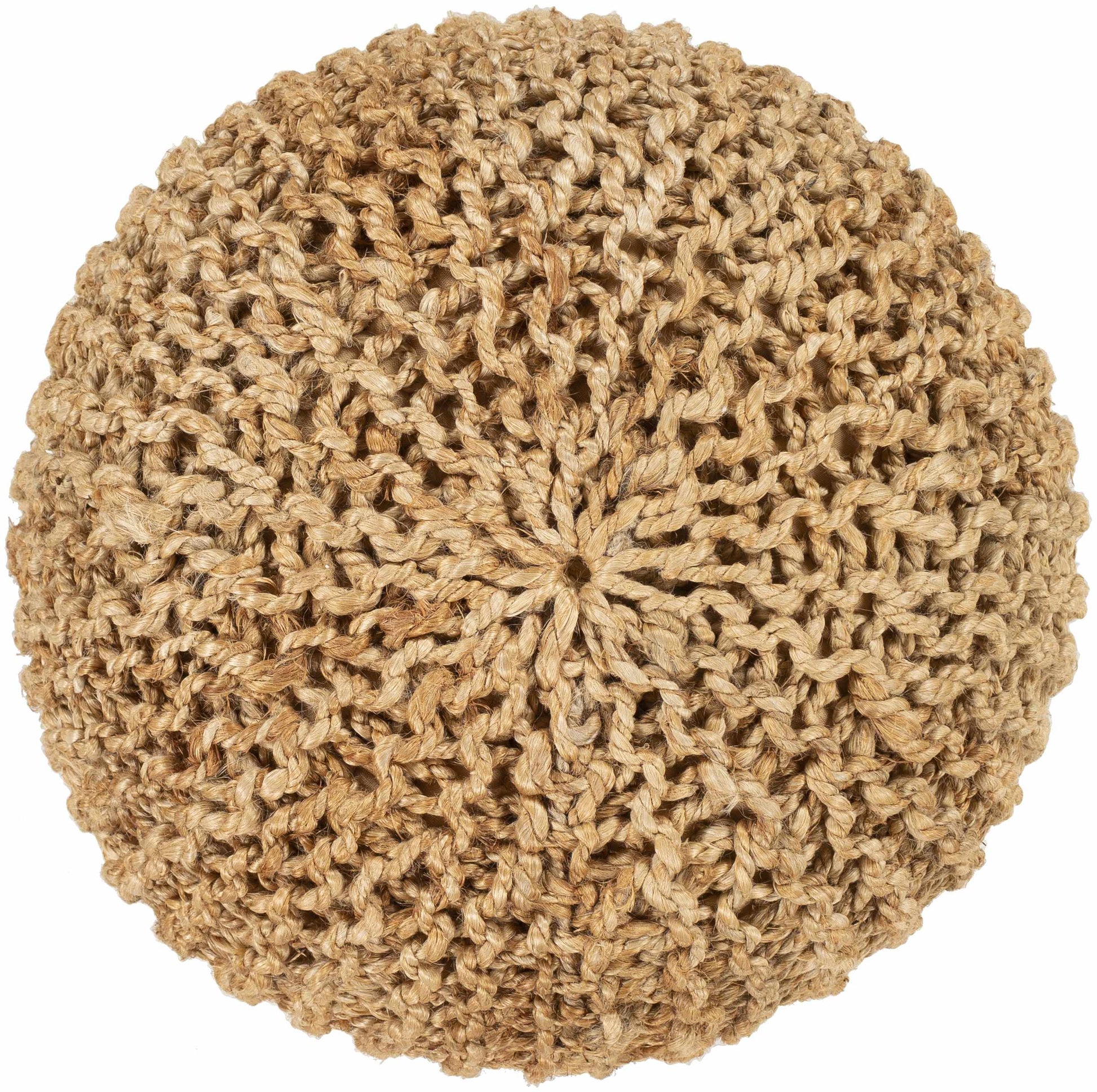 Merrittstown Cotton Knitted Pouf-2
