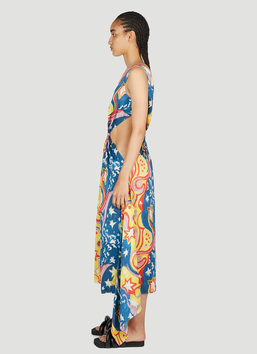 Marni X No Vacancy Women Galactic Paradise Midi Dress