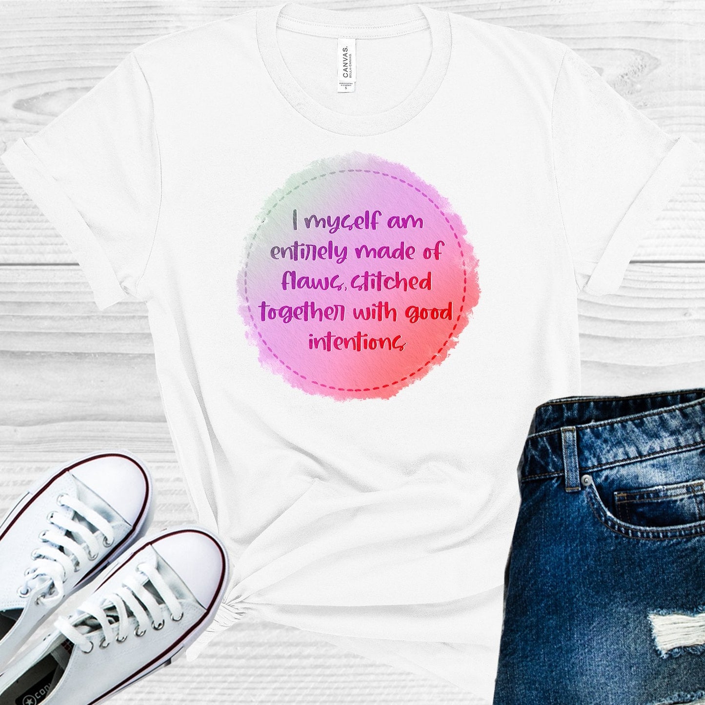 I Myself am Entirely Made of Flaws Graphic Tee