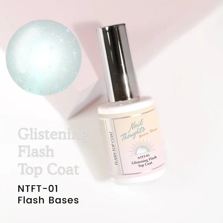 Nail Thoughts - NTFT Glistening Flash Top Coat Gel-0