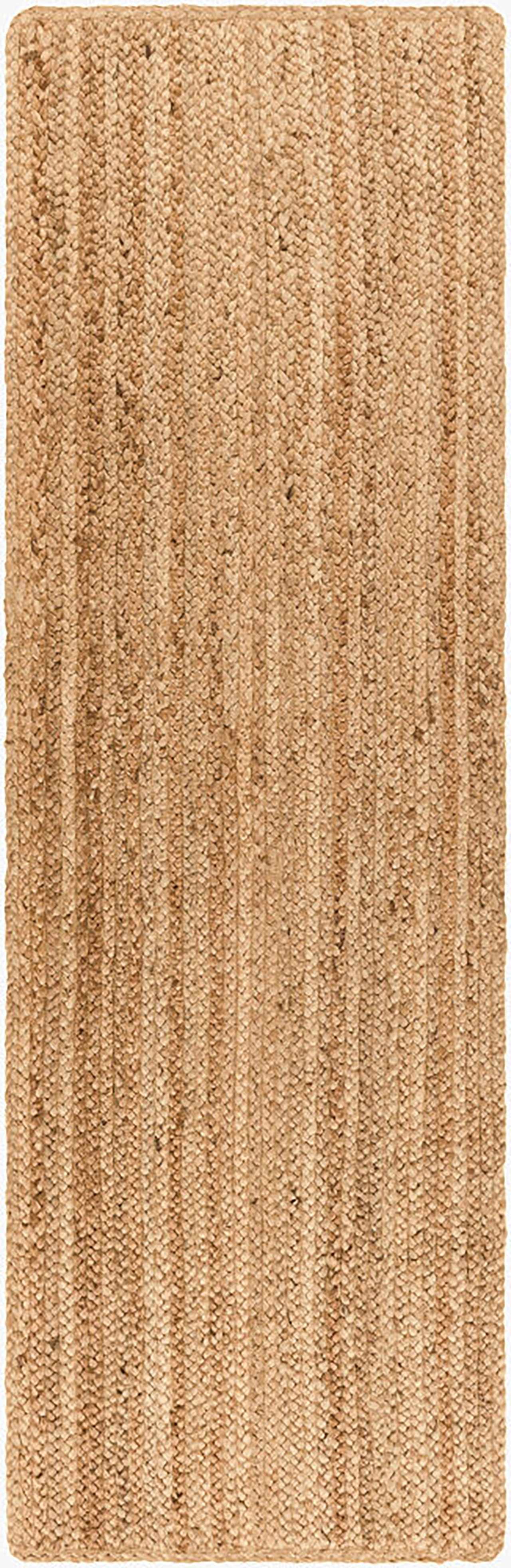 Shippagan Tan Jute Braided Rug-6