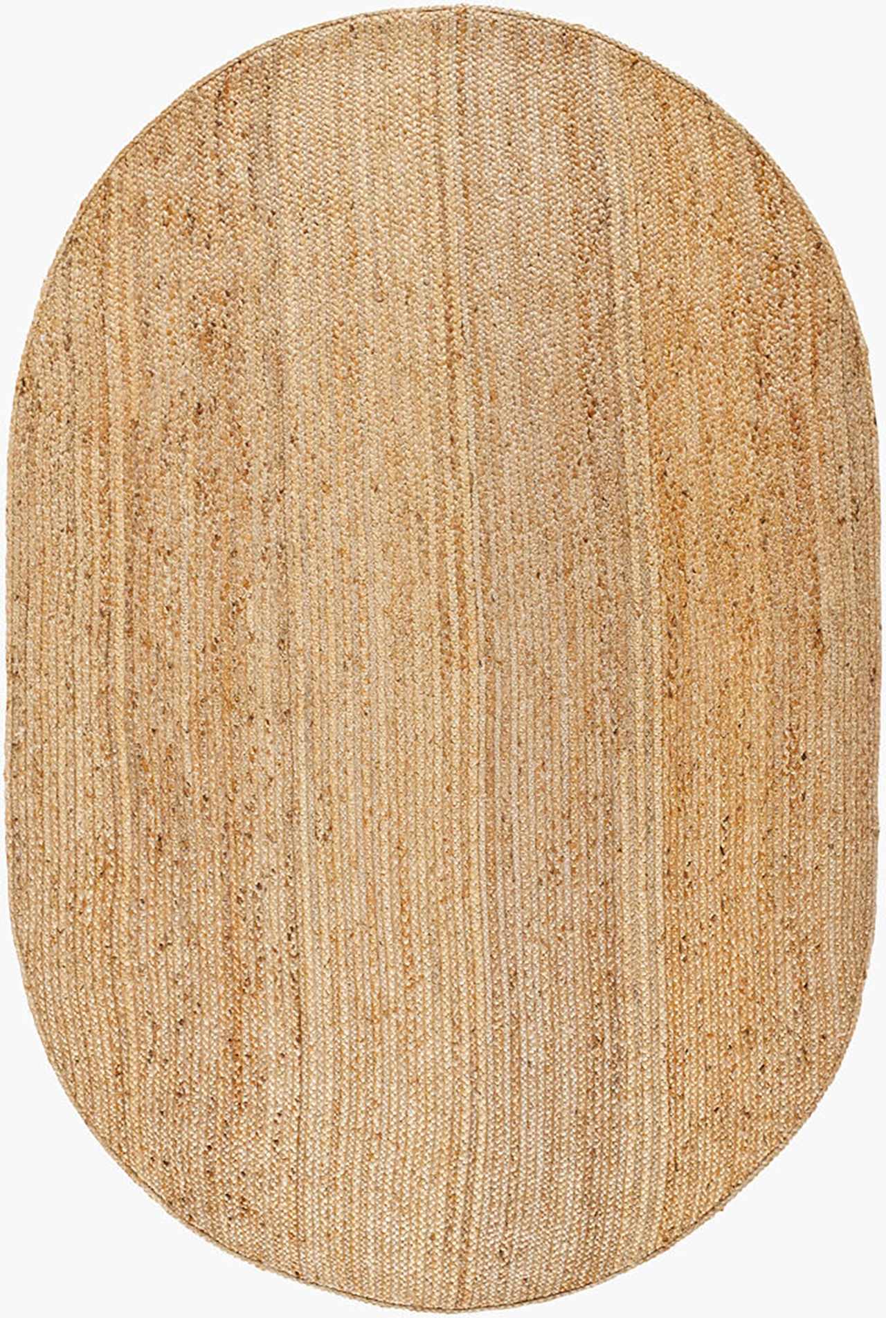 Shippagan Tan Jute Braided Rug-5