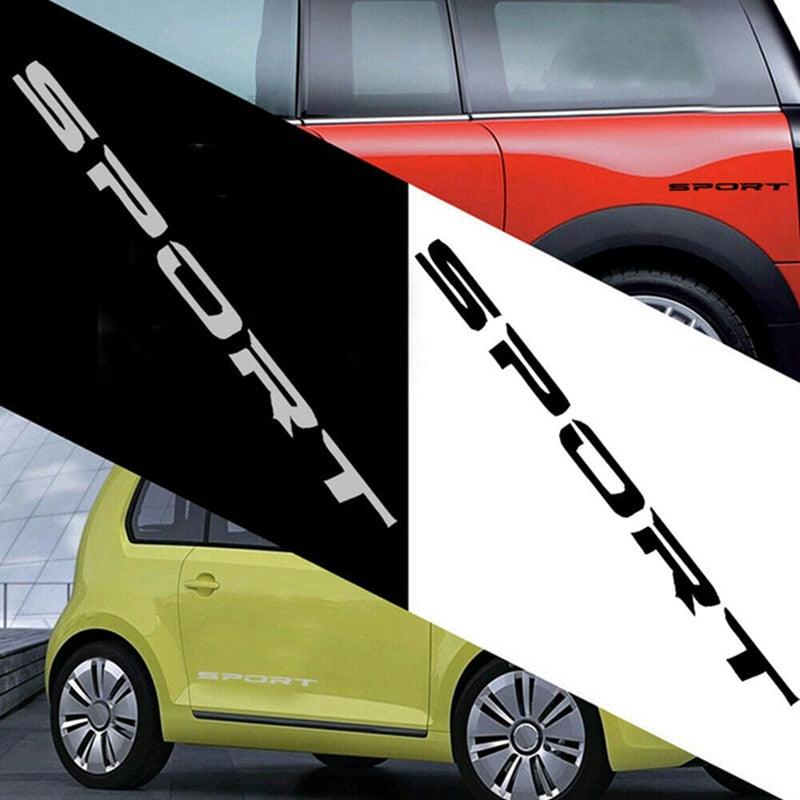 4PCS Reflective Sport Wheel Rim Decal Stickers – Racing Style Car Body & Hub Vinyl Set