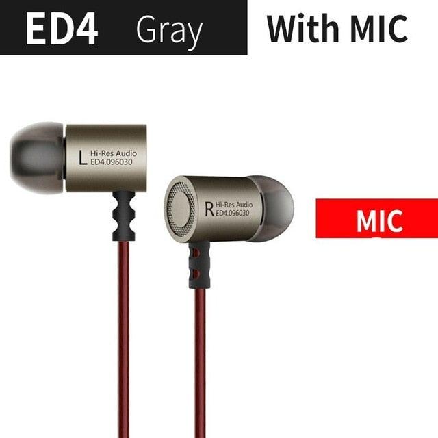 New Earbuds Wireless Soft in-Ear Sleep Earbuds KZ ED4 Metal Earphone Noise Isolating In-ear Music Earbuds with Microphone for Mobile Phone MP3 MP4 ,Wireless in-Ear Sleep Headsets for Snoring - Black