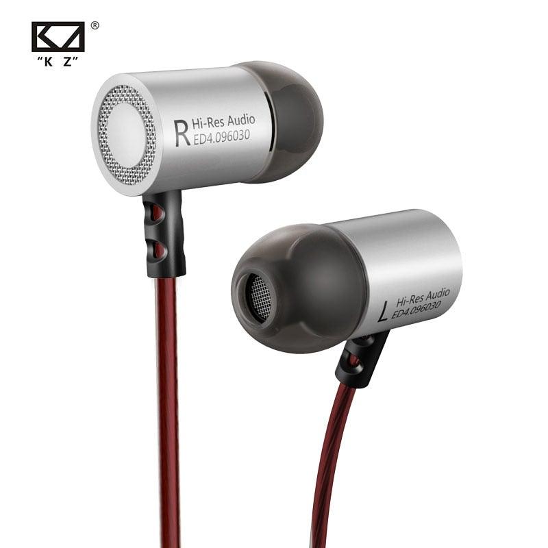 New Earbuds Wireless Soft in-Ear Sleep Earbuds KZ ED4 Metal Earphone Noise Isolating In-ear Music Earbuds with Microphone for Mobile Phone MP3 MP4 ,Wireless in-Ear Sleep Headsets for Snoring - Black