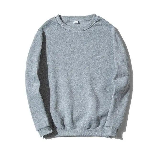 New Fashion Solid Sweatshirts Autumn Winter Warm Fleece Sweatshirt Fashion Women Solid Sweatshirts Autumn Women Tops Couple Hip Hop Pullover
