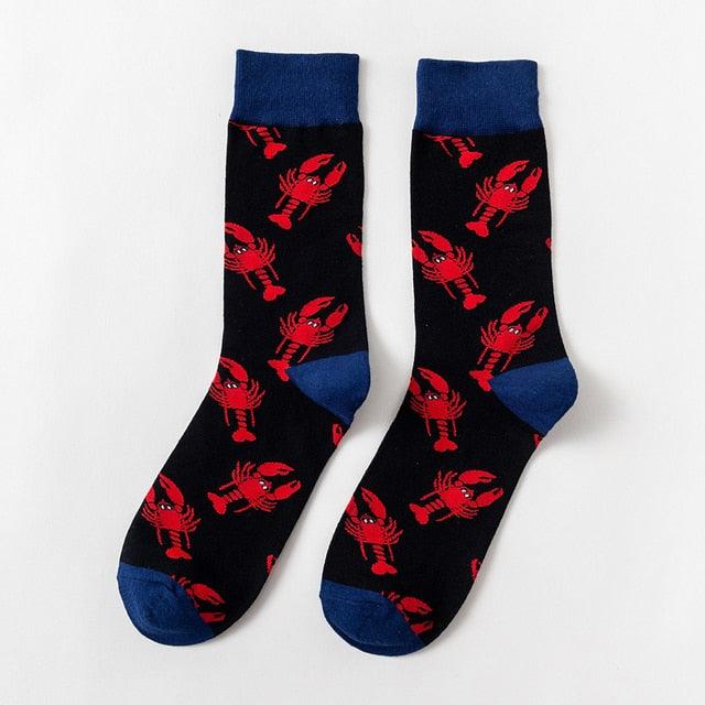 New Funny Women Fashion Harajuku Colorful Socks Cute Art Egg Series Personality Cotton Female socks Novelty Cotton Socks For Men And Women