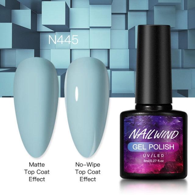 New Womens Fashion Gel Nail Polish UV LED Semi Permanent Matt Glossy Effect Luxury Manicure Design