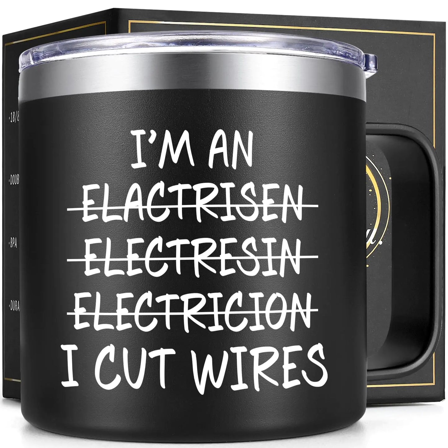 Electrician 14oz Insulated Coffee Mug
