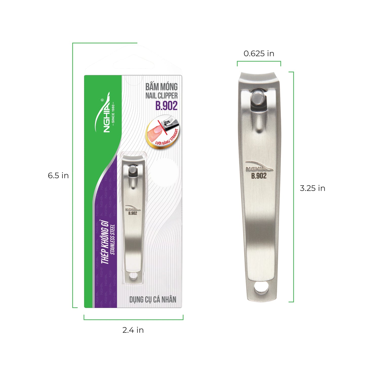 Nghia - B-902 Straight Blade Large Nail Clipper-1