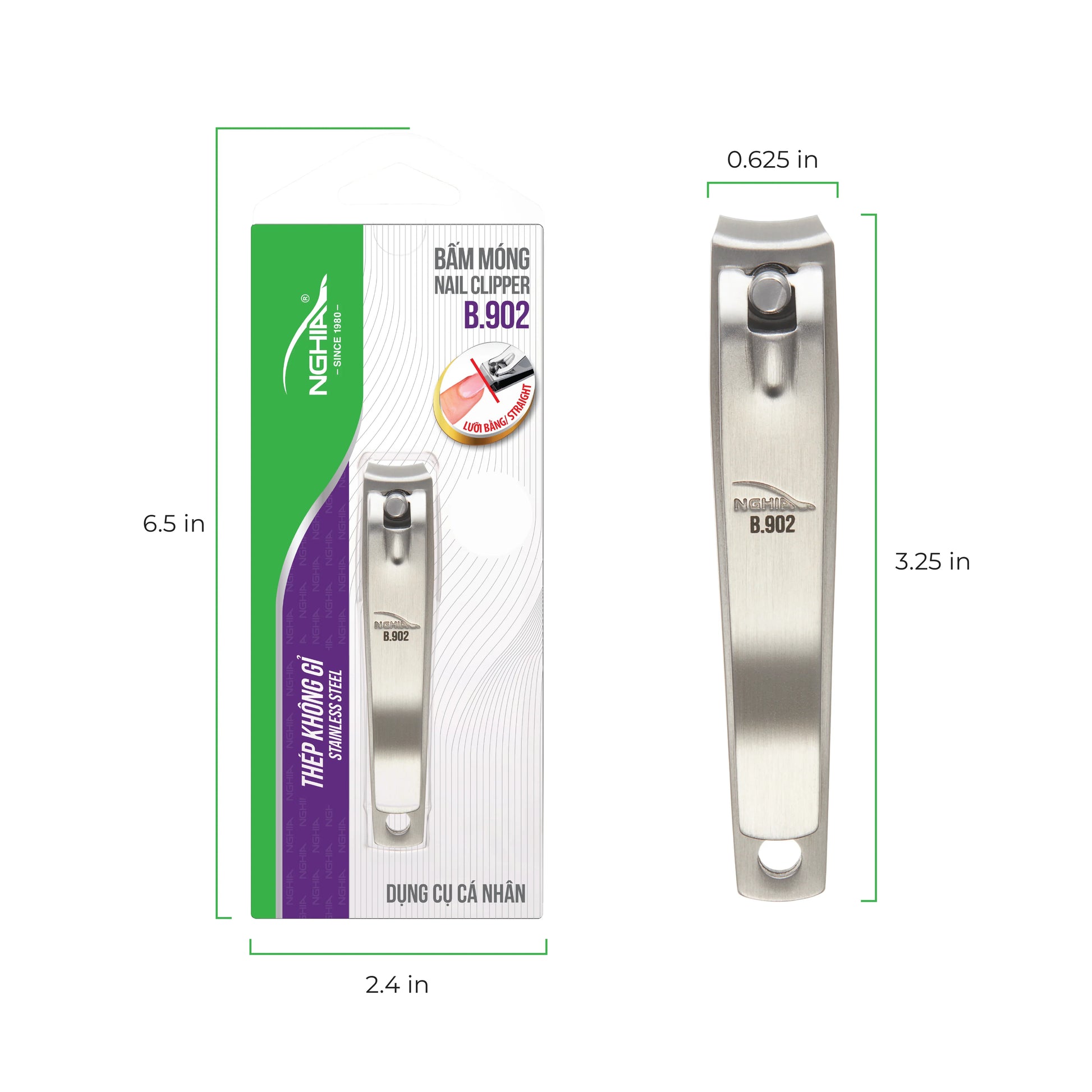 Nghia - B-902 Straight Blade Large Nail Clipper-1