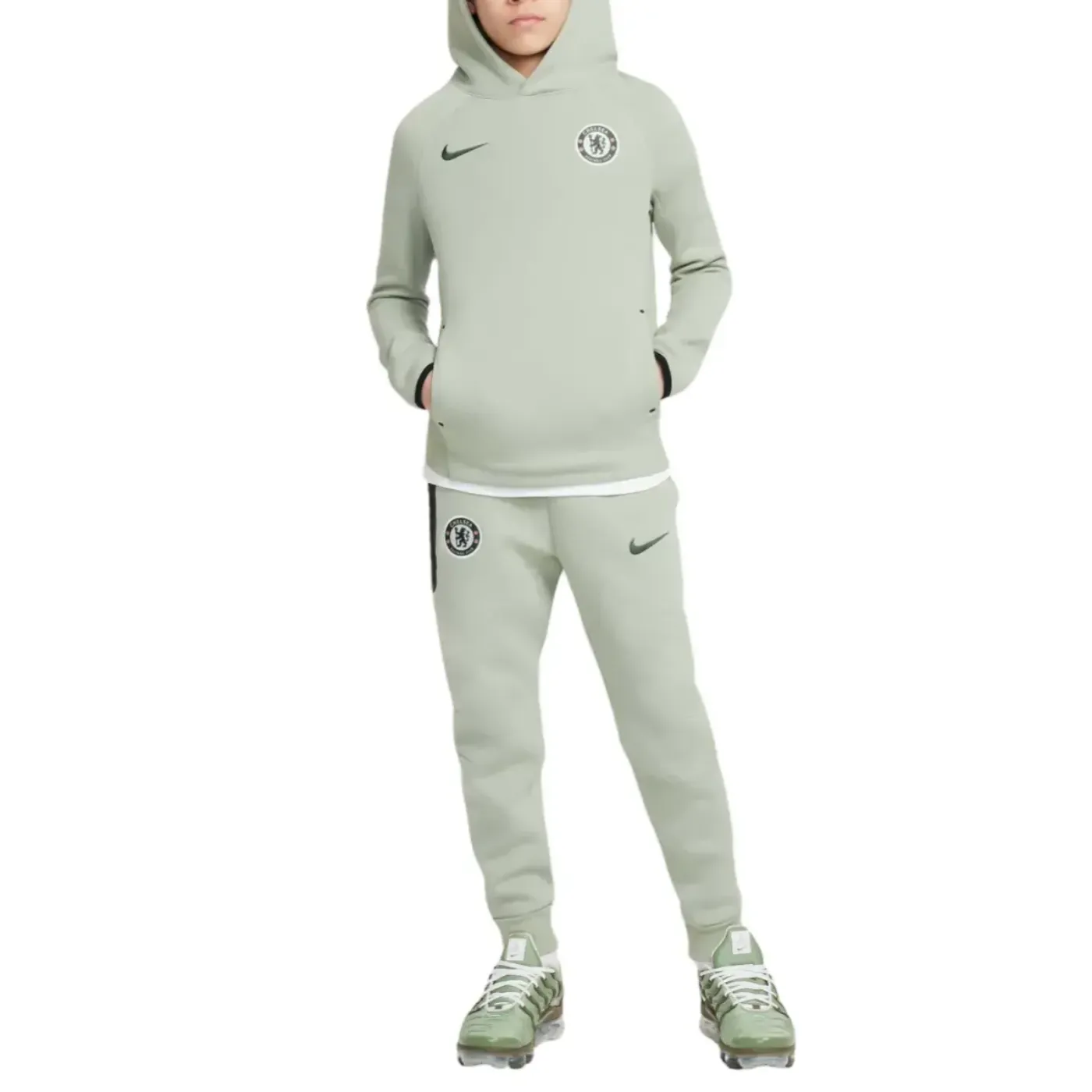 Kids - Chelsea FC Tech Fleece presentation sweat tracksuit 2025/26 - Nike-3