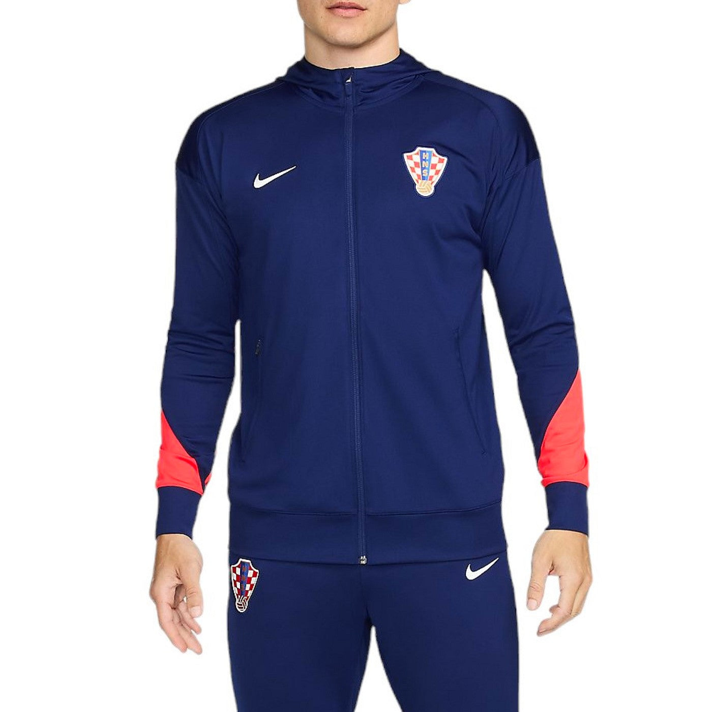 Croatia hooded presentation Soccer tracksuit 2024/25 navy - Nike-0