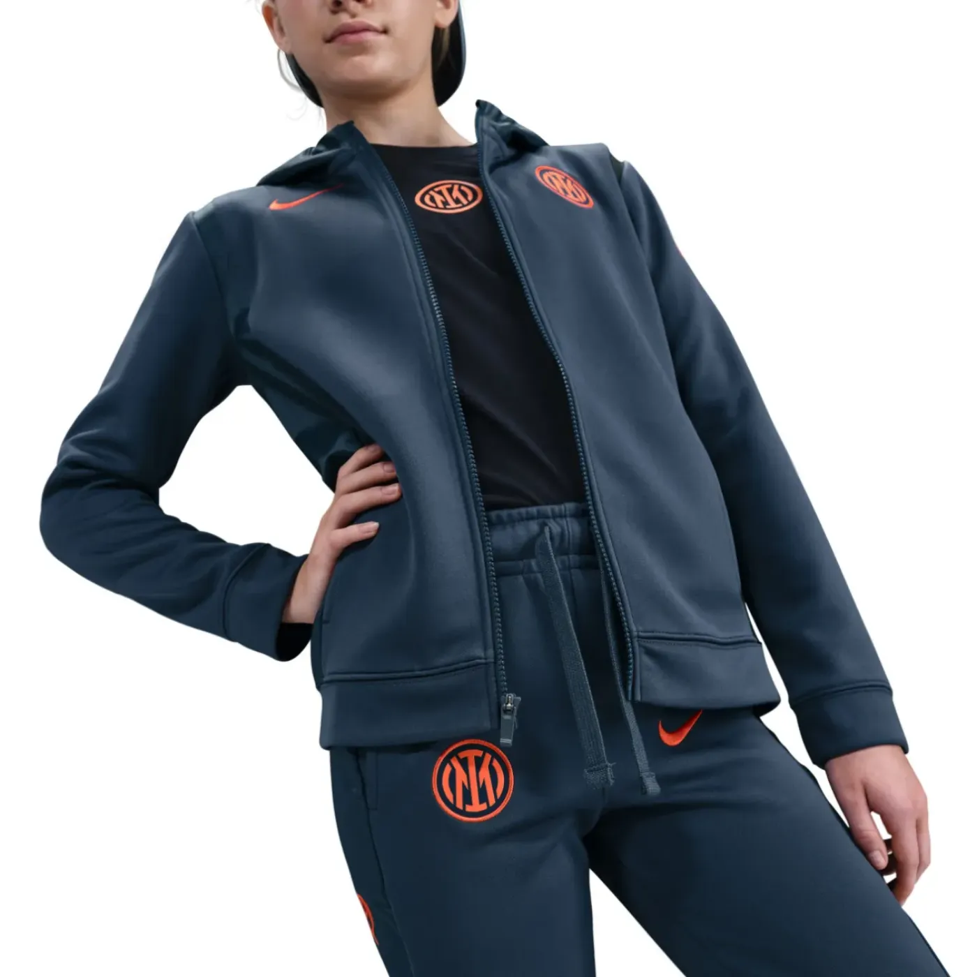 Kids - Inter Milan UCL training presentation tracksuit 2025/26 - Nike-0