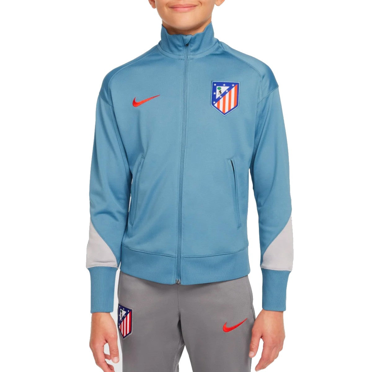 Kids - Atletico Madrid presentation soccer tracksuit 2024/25 - Nike-0