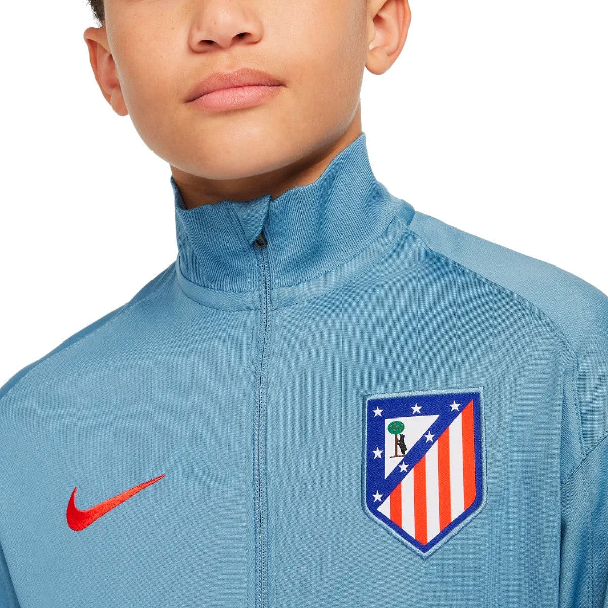 Kids - Atletico Madrid presentation soccer tracksuit 2024/25 - Nike-2