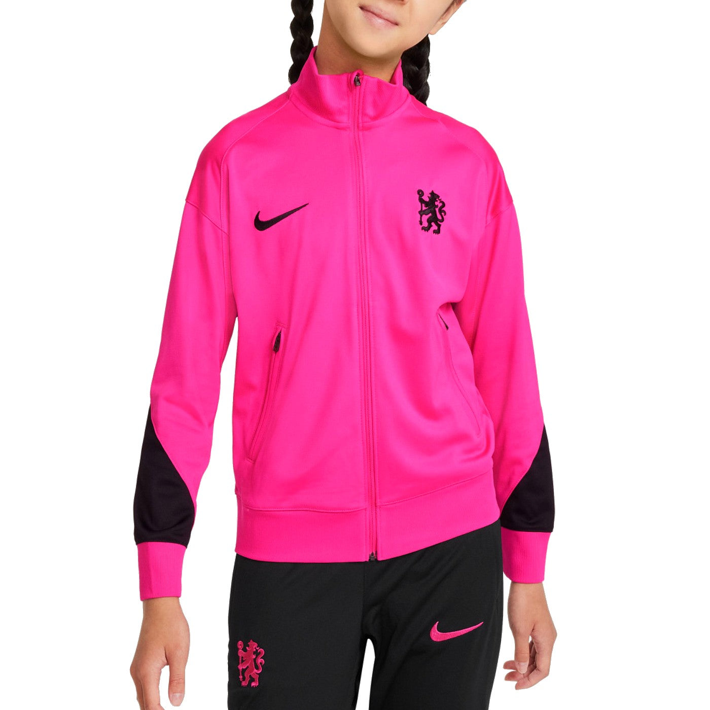 Kids - Chelsea FC EU training presentation Soccer tracksuit 2024/25 - Nike-0