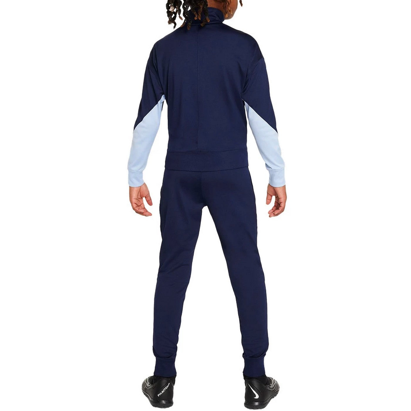 Kids - France training presentation soccer tracksuit 2024/25 navy - Nike-1