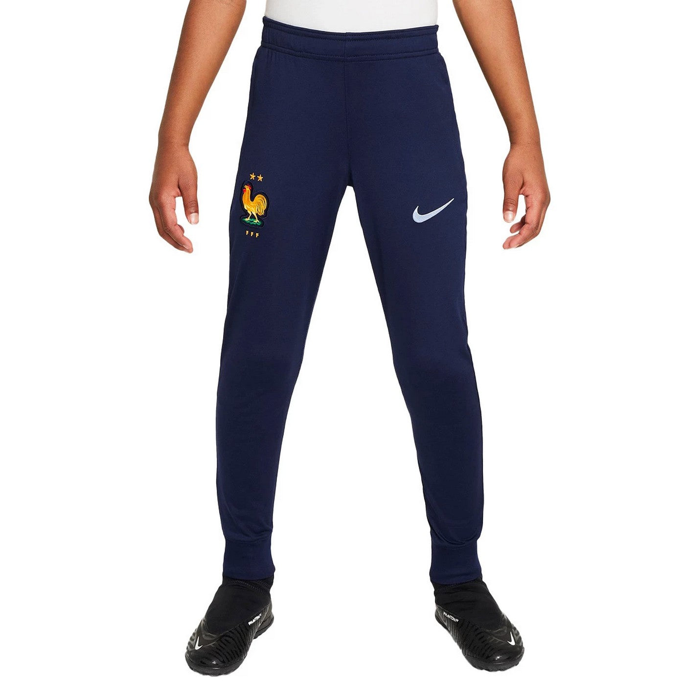 Kids - France training presentation soccer tracksuit 2024/25 navy - Nike-4