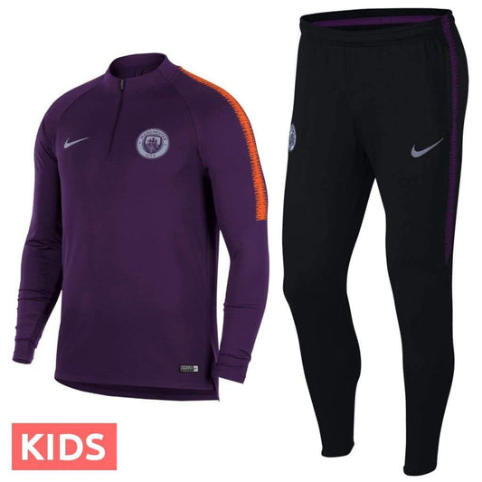 Kids - Manchester City UCL training technical soccer tracksuit 2018/19 - Nike-0