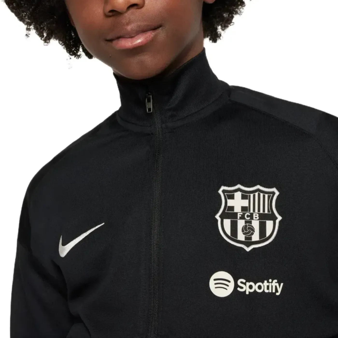Kids - FC Barcelona black presentation Soccer tracksuit 2024/25 - Nike-2