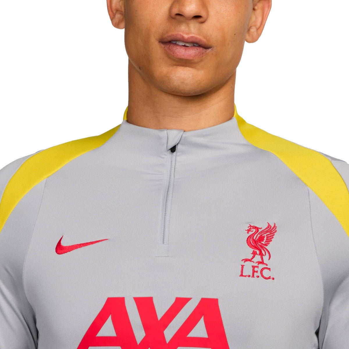 Liverpool FC grey training technical soccer tracksuit 2024/25 - Nike-4