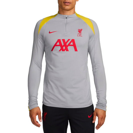 Liverpool FC grey training technical soccer tracksuit 2024/25 - Nike-0