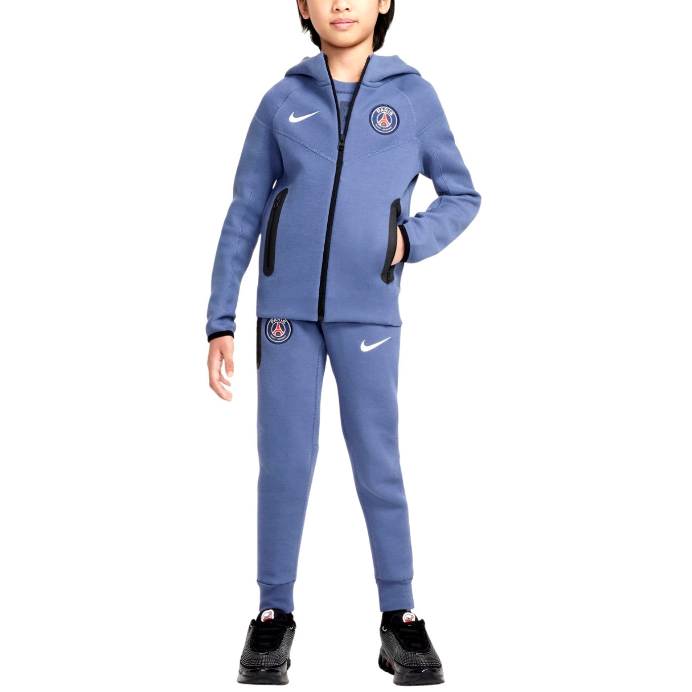 Kids - PSG Tech Fleece presentation soccer tracksuit 2025/26 - Nike-1