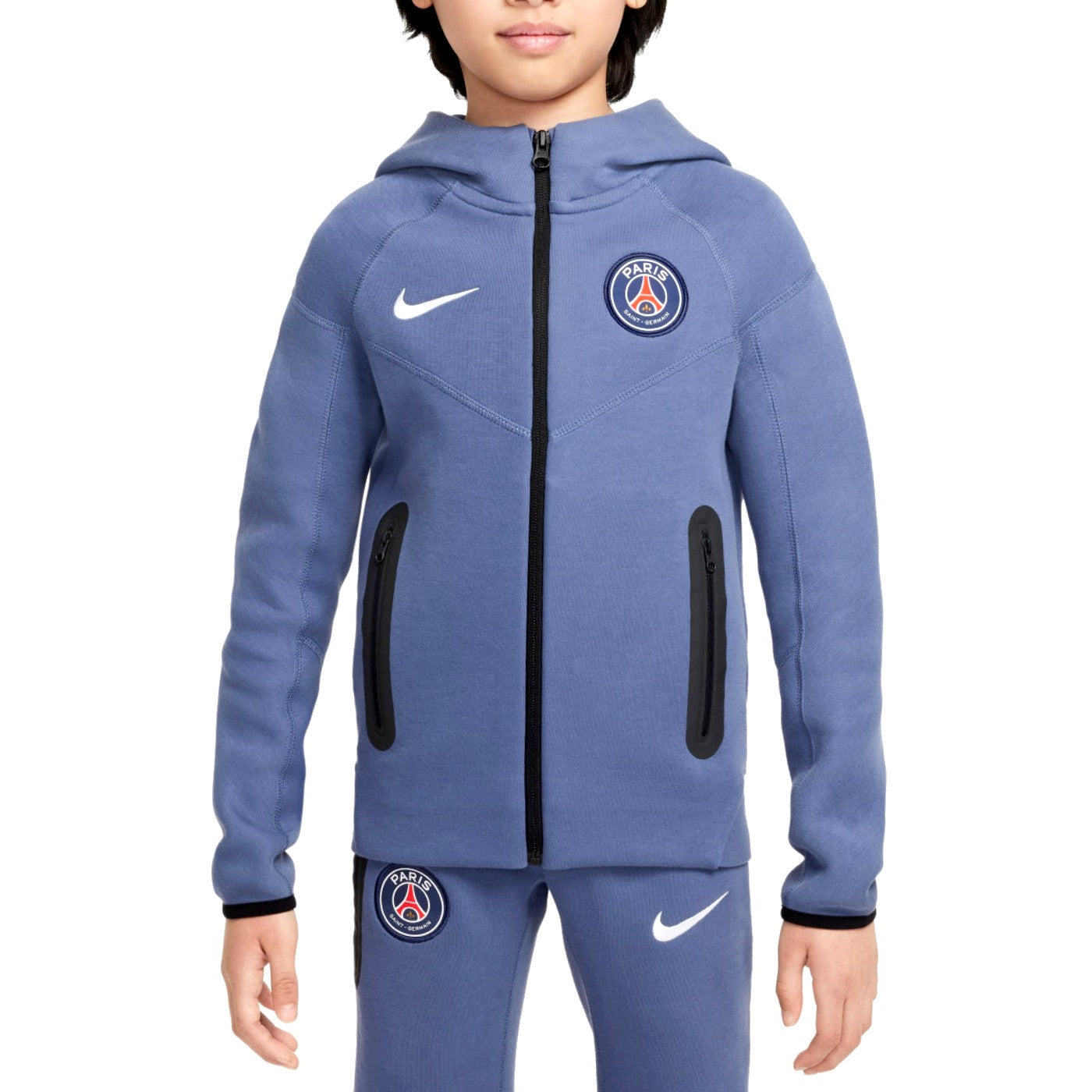 Kids - PSG Tech Fleece presentation soccer tracksuit 2025/26 - Nike-0