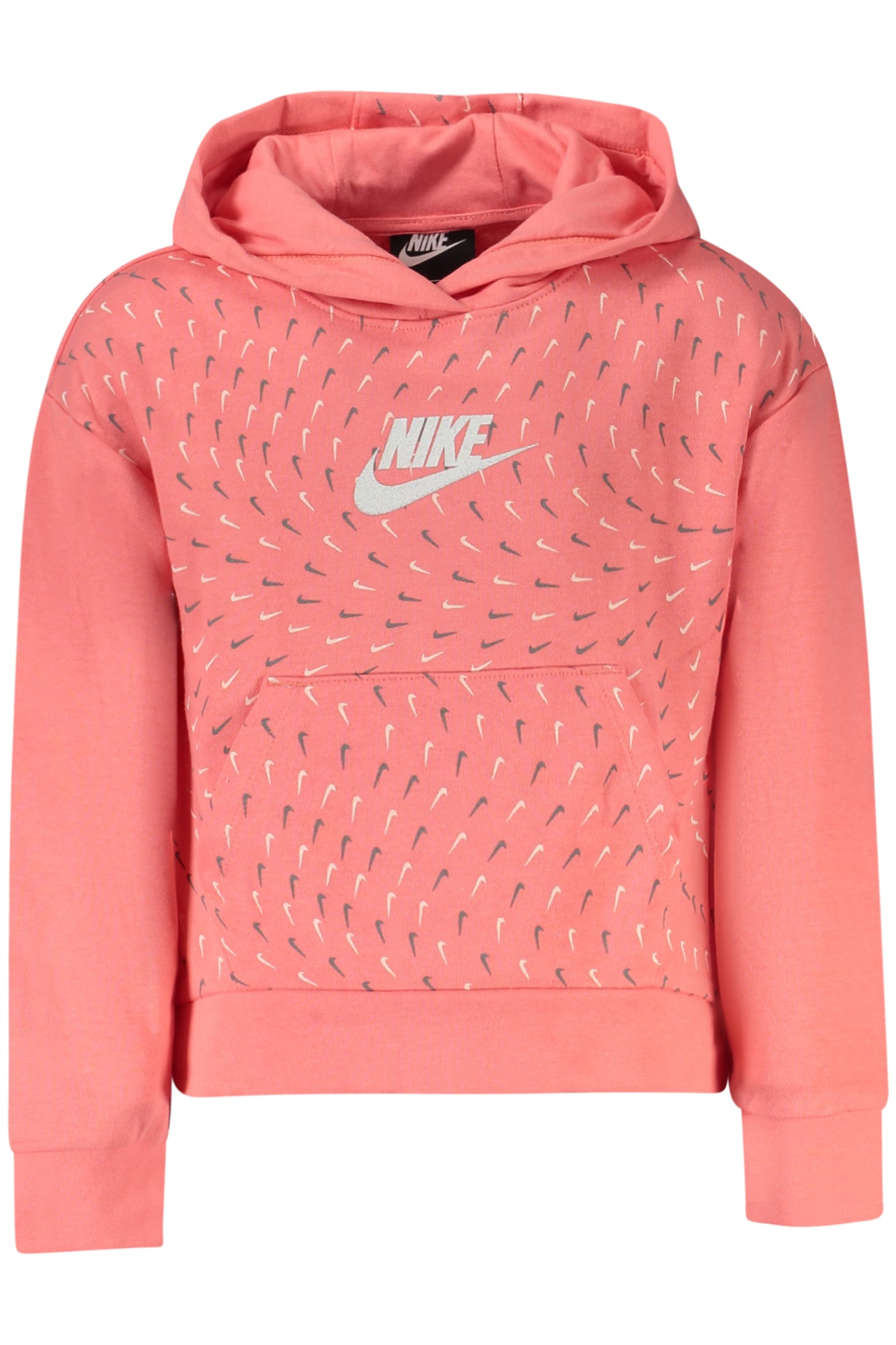 NIKE ZIPPED SWEATSHIRT FOR GIRLS, PINK-0