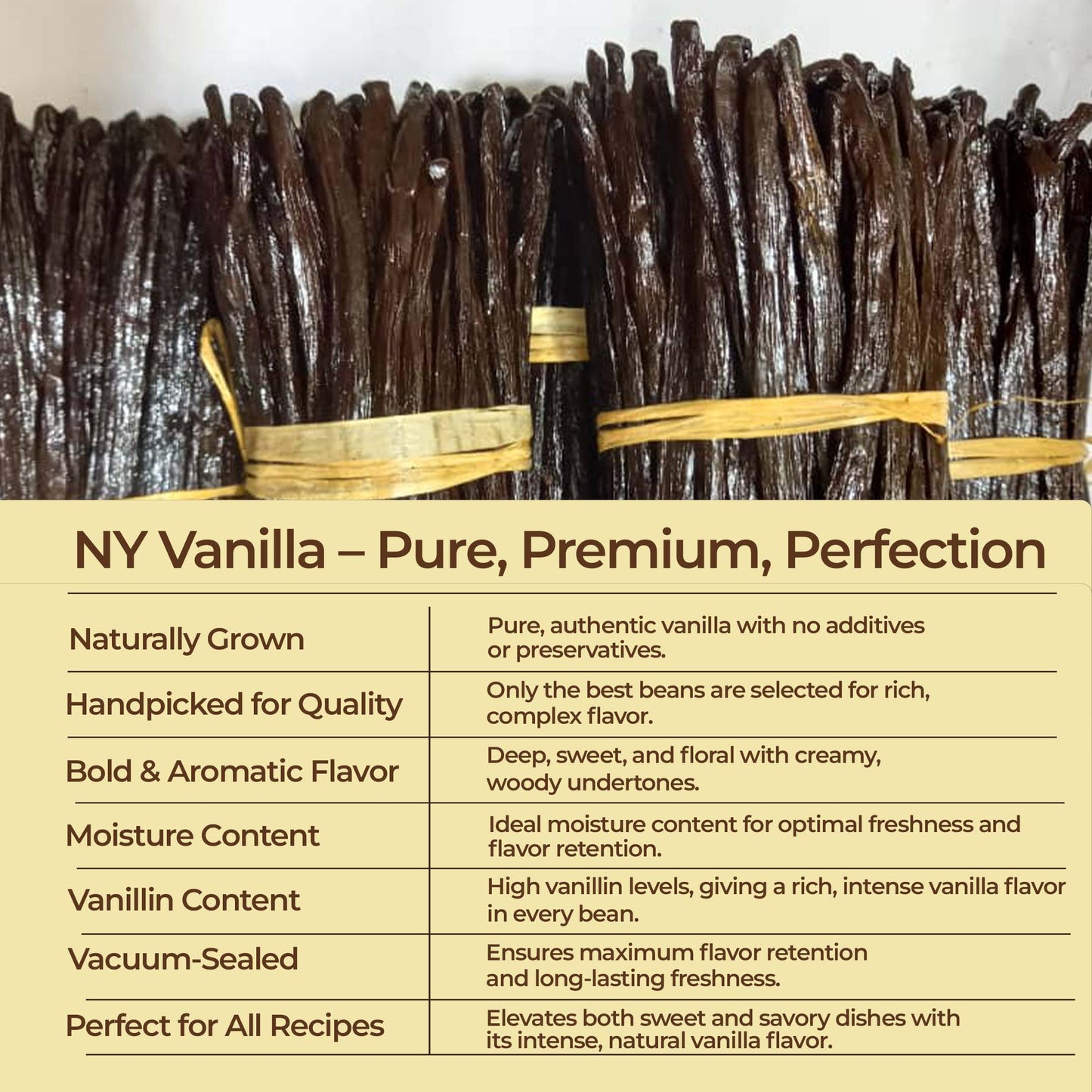 SPECIAL !! Premium Wholesale Bulk Vanilla Beans Grade-A Superior Quality for Exquisite Culinary Creations