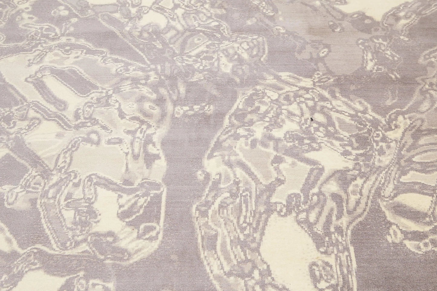 8' x 10' Modern 100% Wool Oriental Area rug 8x10 ft Gray-4