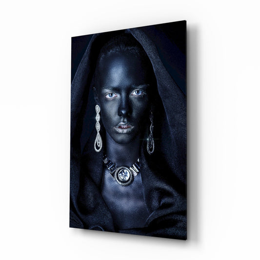 Woman Portrait 40 Glass Wall Art-0