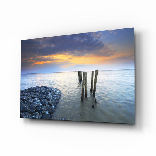 Sea Landscape Glass Wall Art