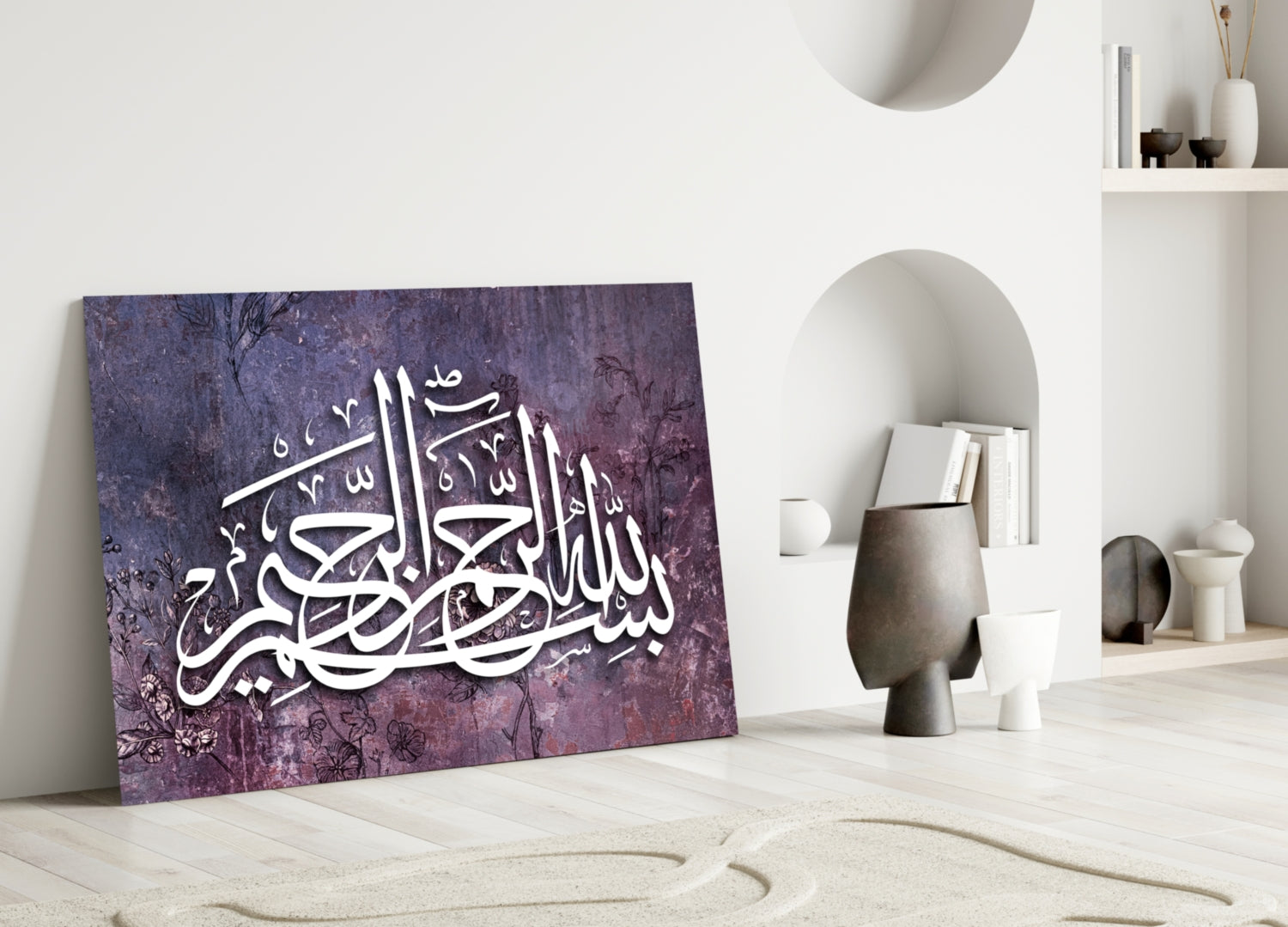 Calligraphy Glass Wall Art-2