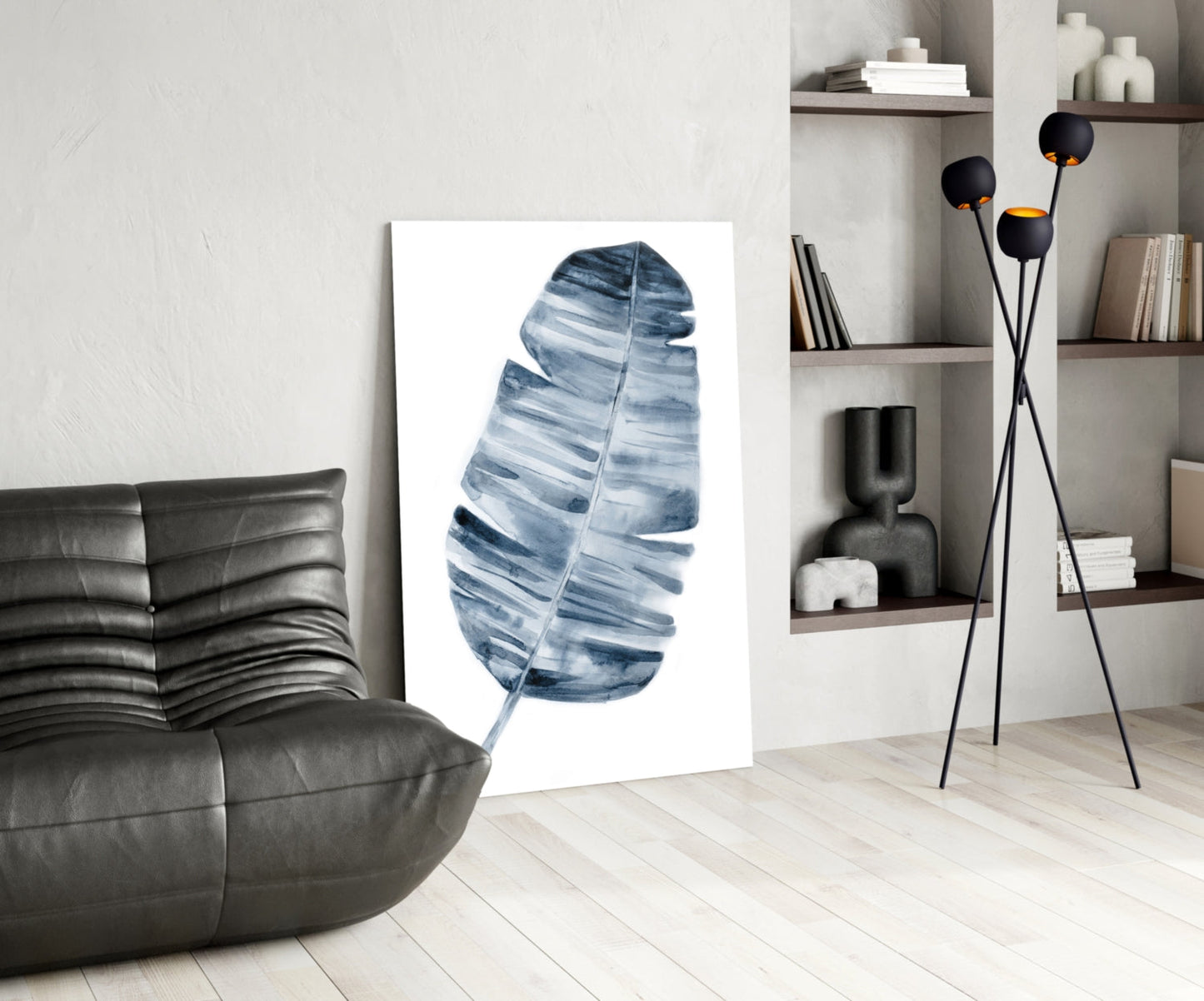 Leaf Glass Wall Art
