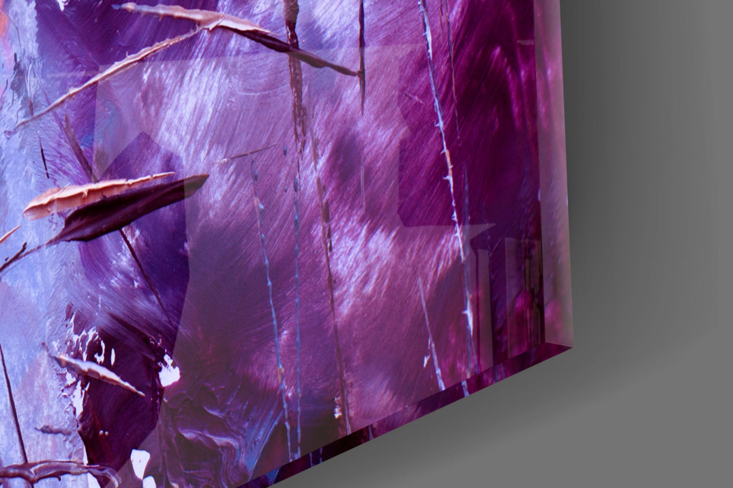 Abstract Glass Wall Art