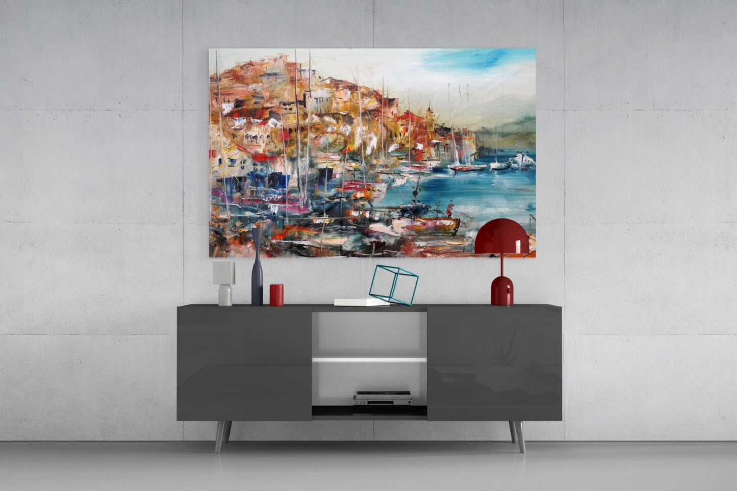 Ships Glass Wall Art